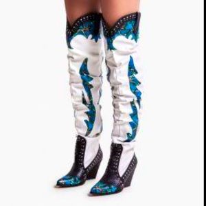 🔥🔥Almost new!🔥🔥 Ego OTK cowboy boots! Sz 7 -UK sz 5. Worn maybe twice!